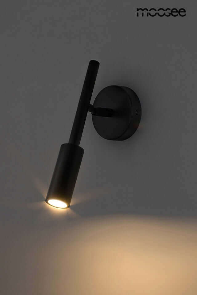 Nástenná lampa Prisma čierna