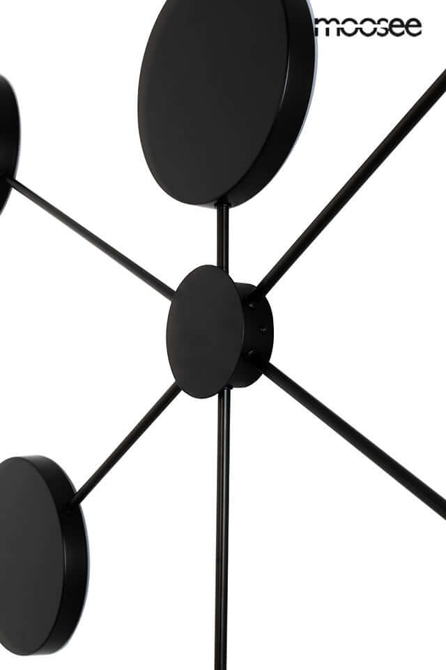 Nástenná lampa Shadow 6 čierna