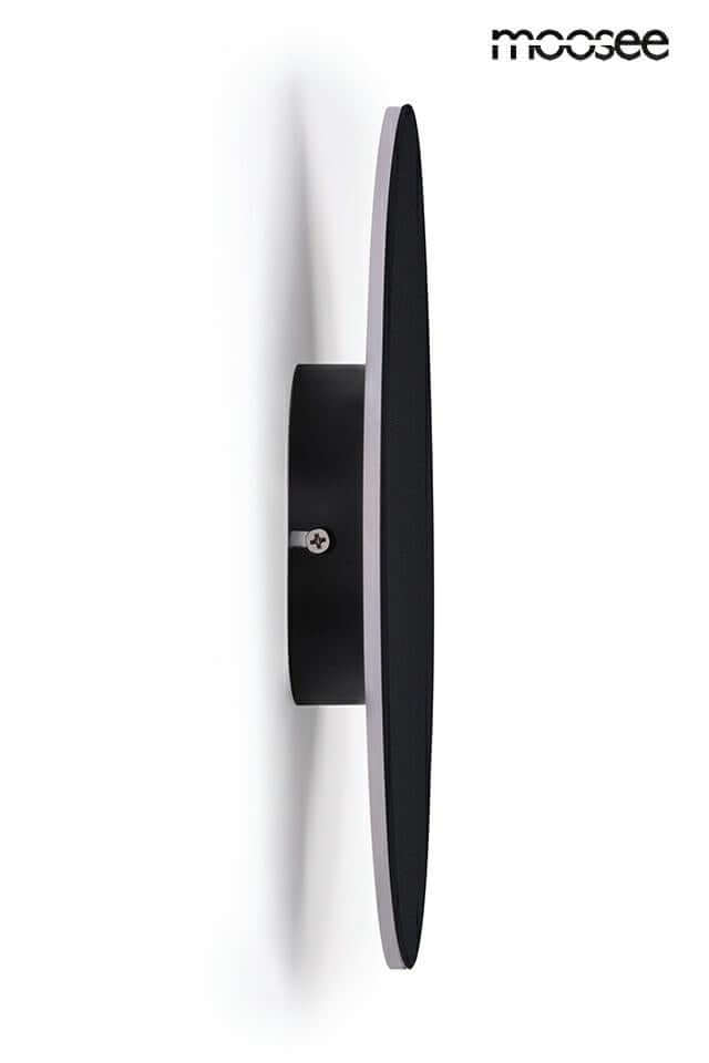 Nástenná lampa Shadow Sun 25 čierna