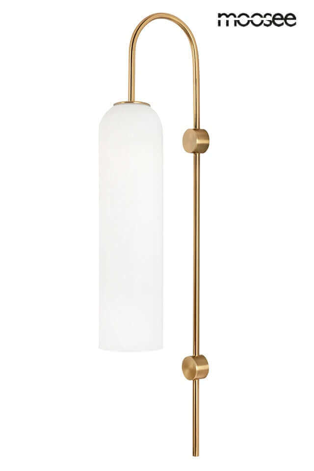 Nástenná lampa Slack zlatá / biela