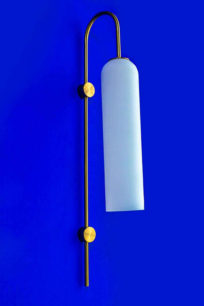 Nástenná lampa Slack zlatá / biela