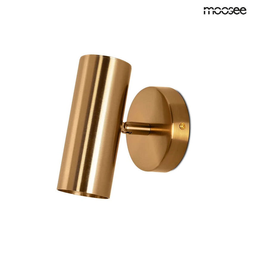 21. Zlatá bodová nástenná lampa