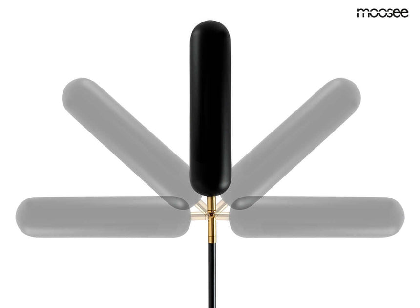 Nástenná lampa Tenta čierna