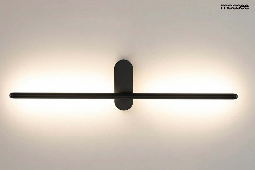 Nástenná lampa Tobia čierna