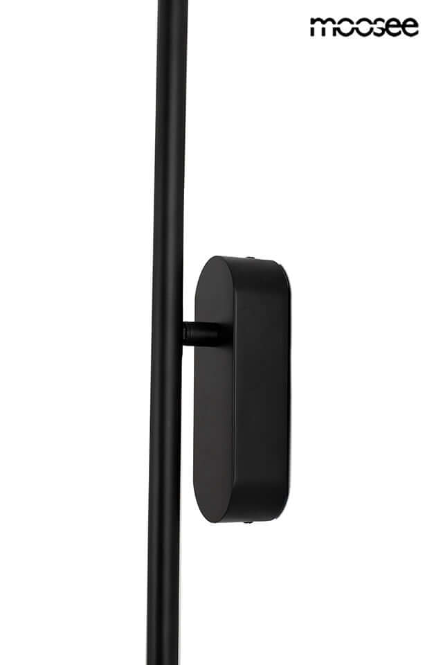 Nástenná lampa Tobia čierna