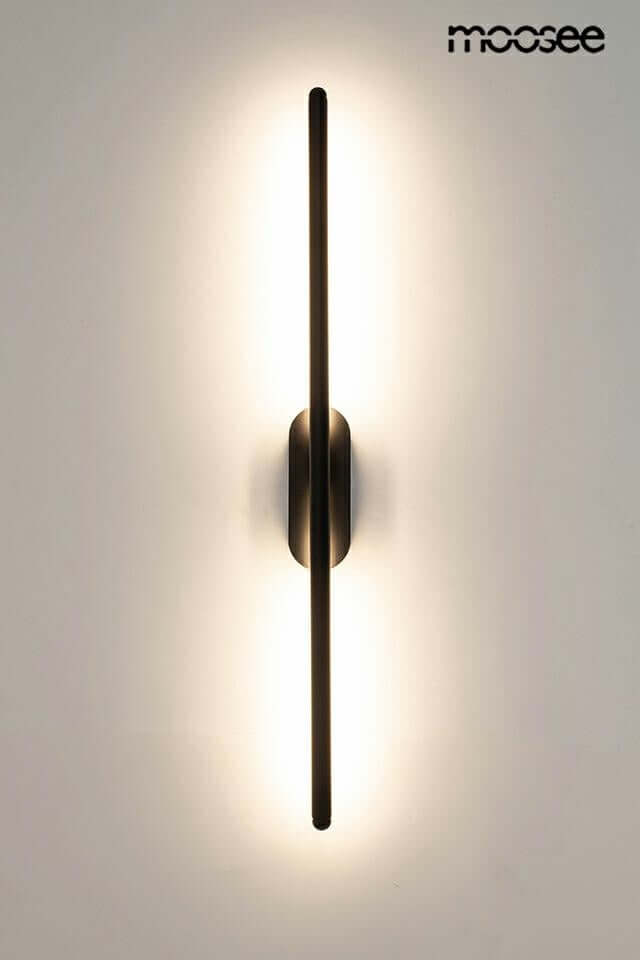 Nástenná lampa Tobia čierna