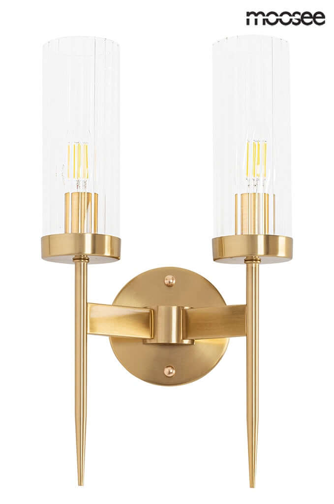 6. Nástenná lampa Torch Twin zlatá