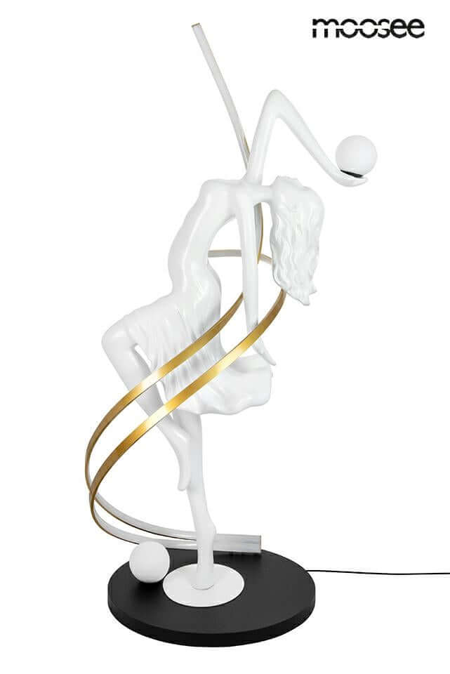 Stojacia lampa Dancing Queen biela
