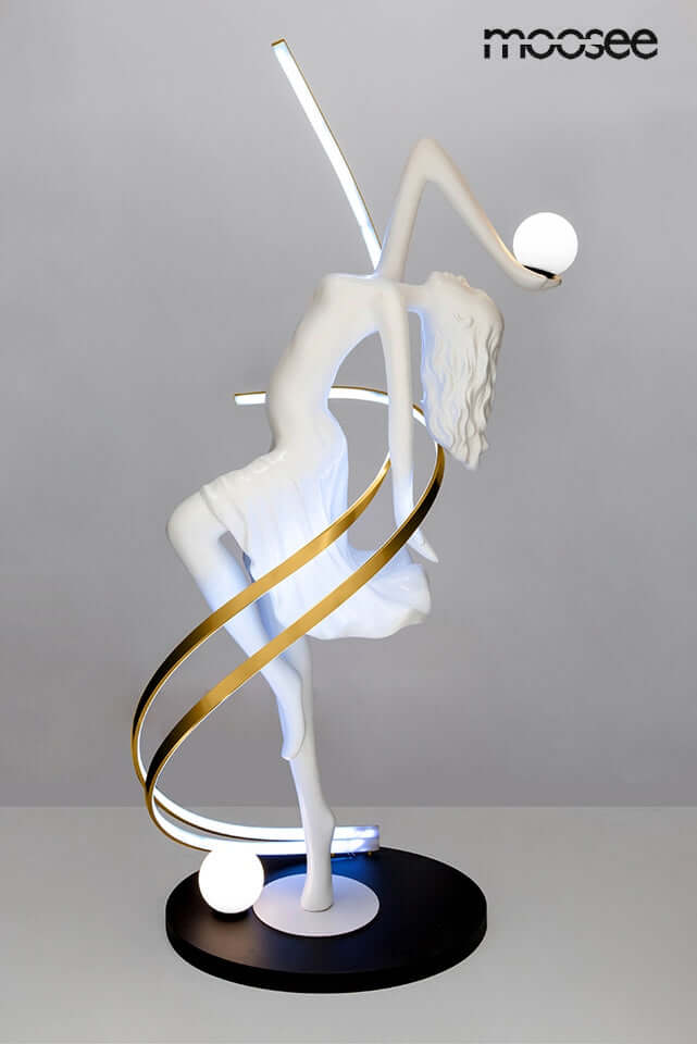 Stojacia lampa Dancing Queen biela