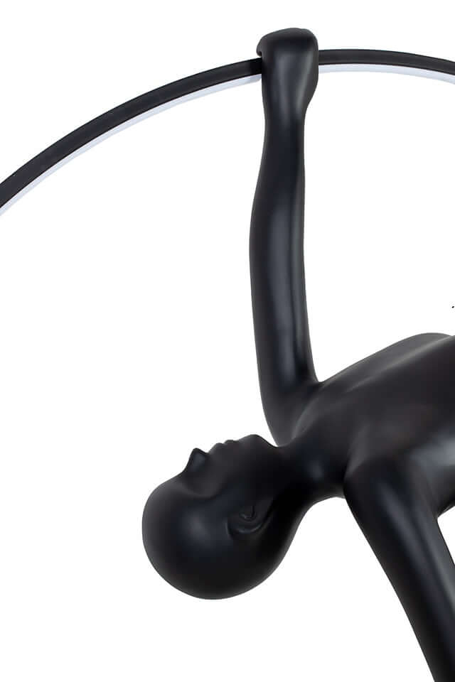 Stojacia lampa Human Acrobatic čierna