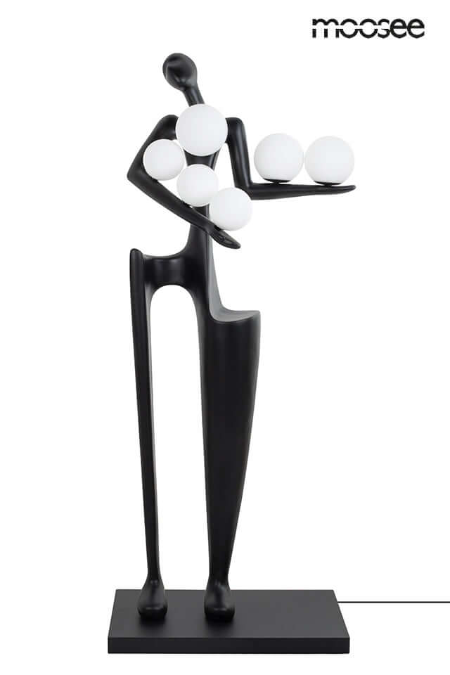 Stojaca lampa Human Dreamer čierna