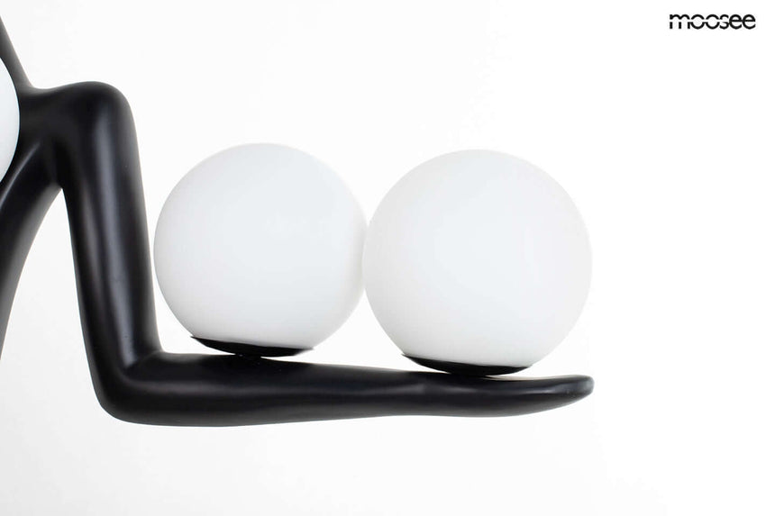 Stojaca lampa Human Dreamer čierna