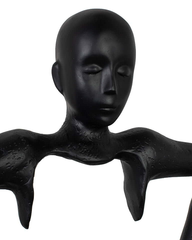 Stojacia lampa Human Houdini čierna