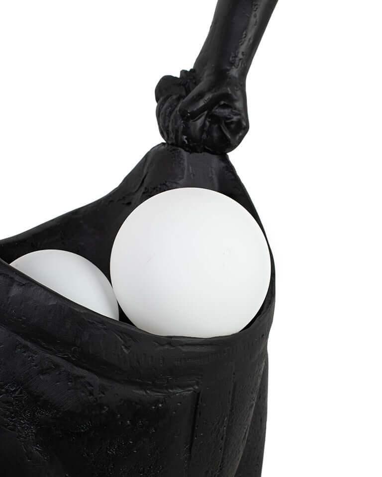 Stojacia lampa Human Houdini čierna