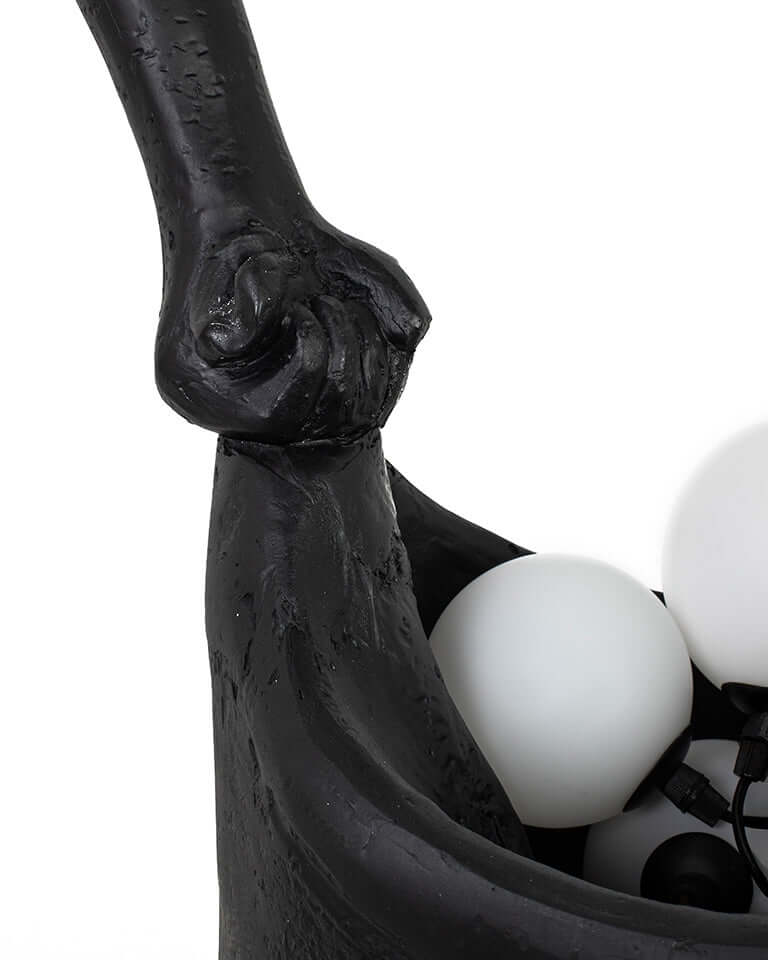 Stojacia lampa Human Houdini čierna