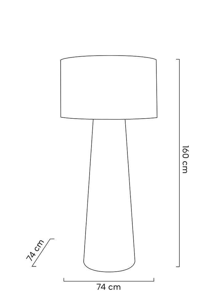 Stojacia lampa Kas 160