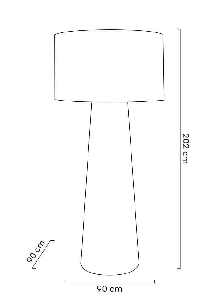Stojacia lampa Kas 200