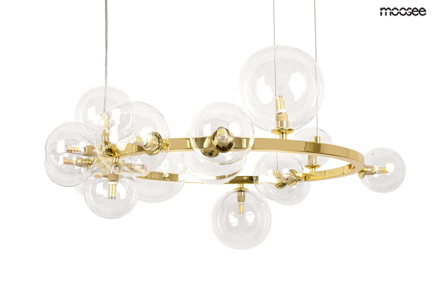 Závesná lampa Alure 85 zlatá