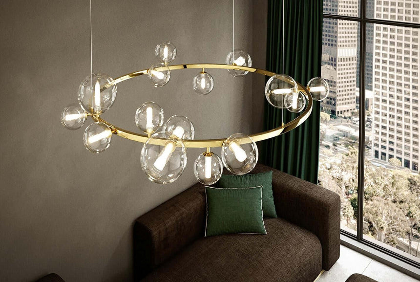 Závesná lampa Alure 85 zlatá