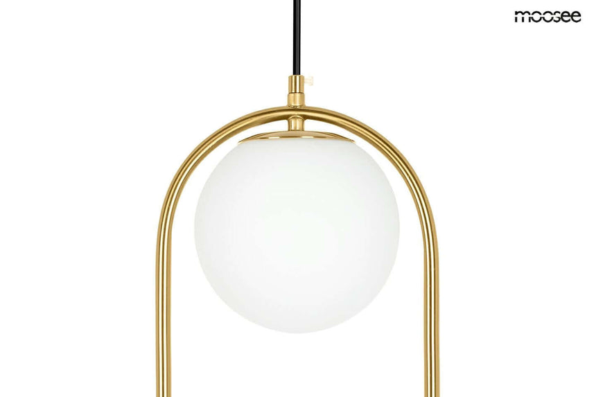 Závesná lampa Aurelia Twin zlatá