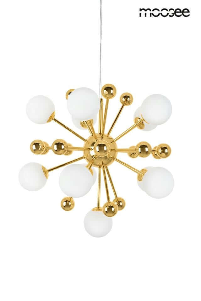 Závesná lampa Aurelia zlatá