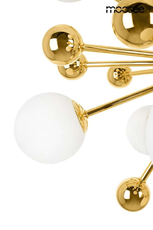 Závesná lampa Aurelia zlatá