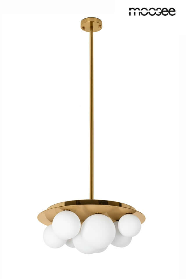 Závesná lampa Bacardi zlatá