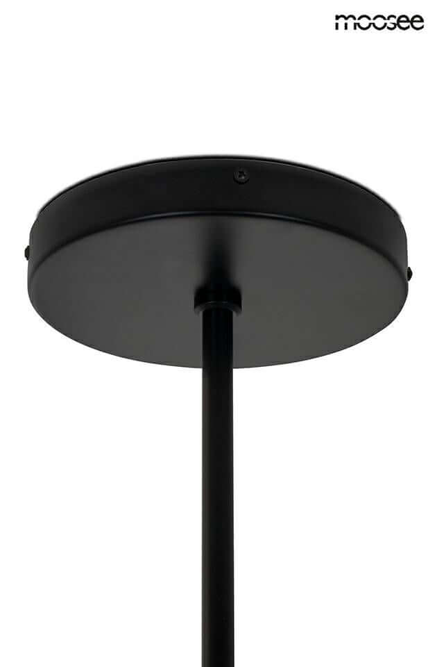 Závesná lampa Bobbie 3 čierna