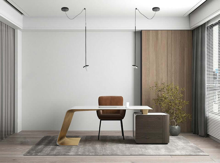 Závesná lampa Bobbie čierna