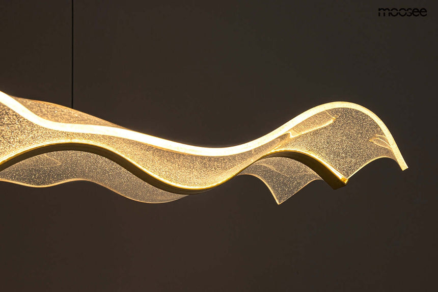 Závesná lampa Breath 180 zlatá