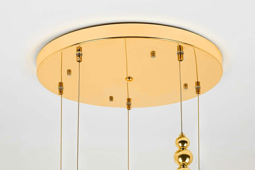 Závesná lampa Butterfly Disc 5 zlatá