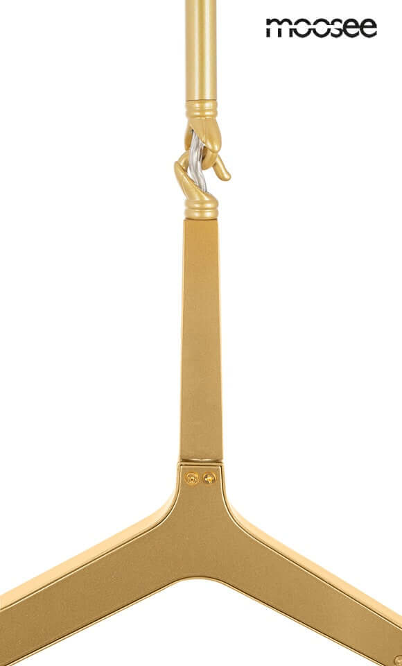 Závesná lampa Candelabr 10 zlatá