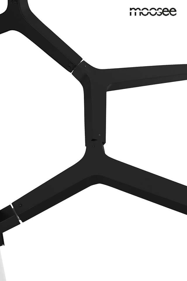 Závesná lampa Candelabr 10 čierna