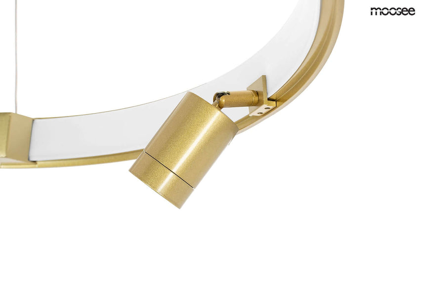 37. Závesná lampa Circle Spot 98 Gold, zlatá