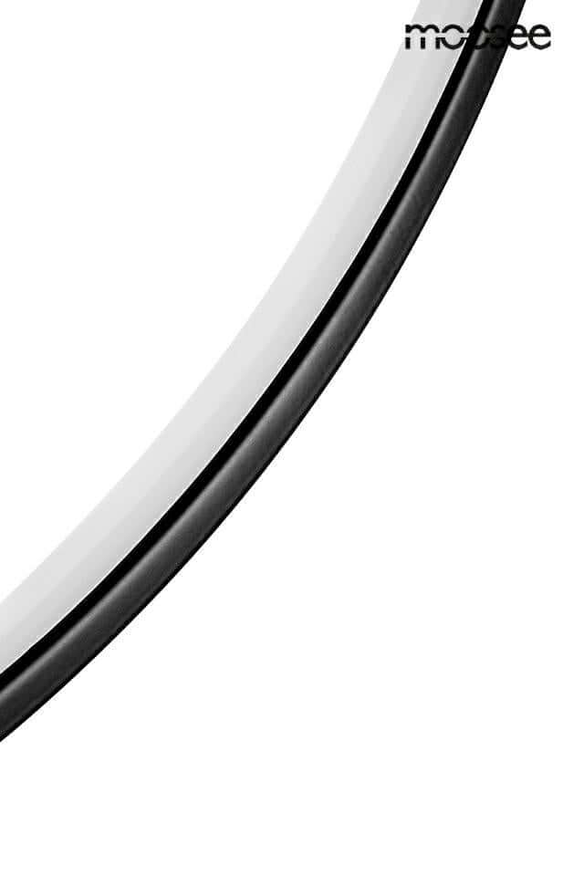 Závesná lampa Circulo Six čierna