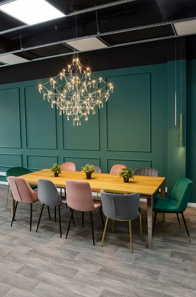 Závesná lampa Constellation 120 Gold – LED, brúsená oceľ