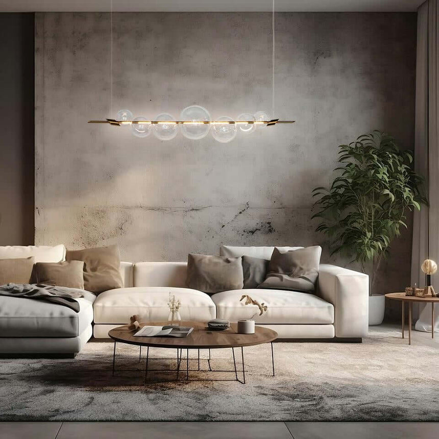 Závesná lampa Echo 140 zlatá