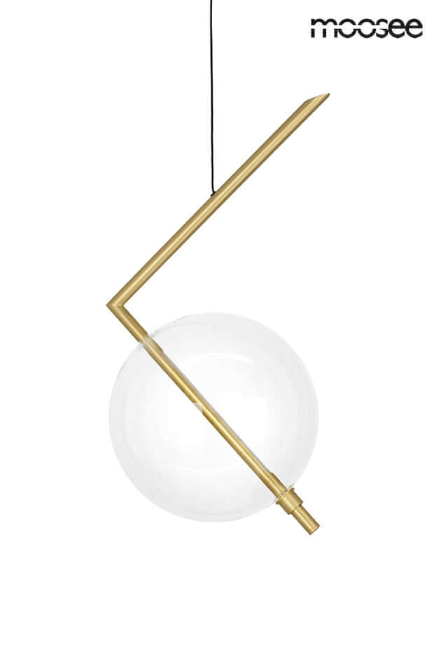 Závesná lampa Echo zlatá