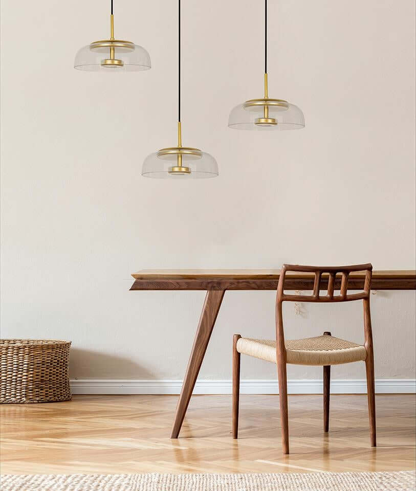 26. Závesná lampa Eden zlatá