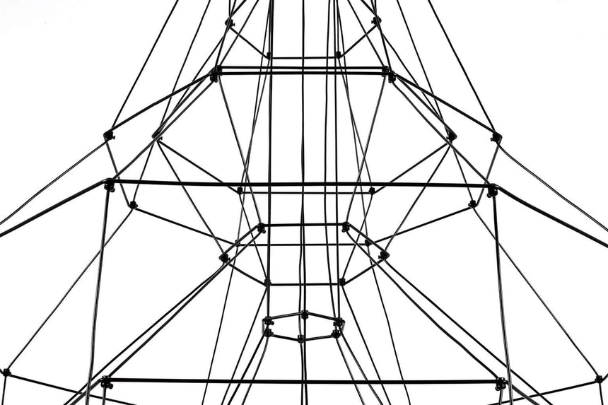 Závesná lampa Flusso 20 čierna