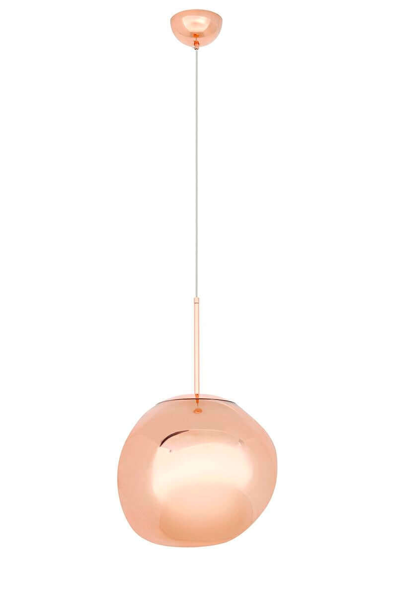 Závesná lampa Fusion 30 medená - akrylová