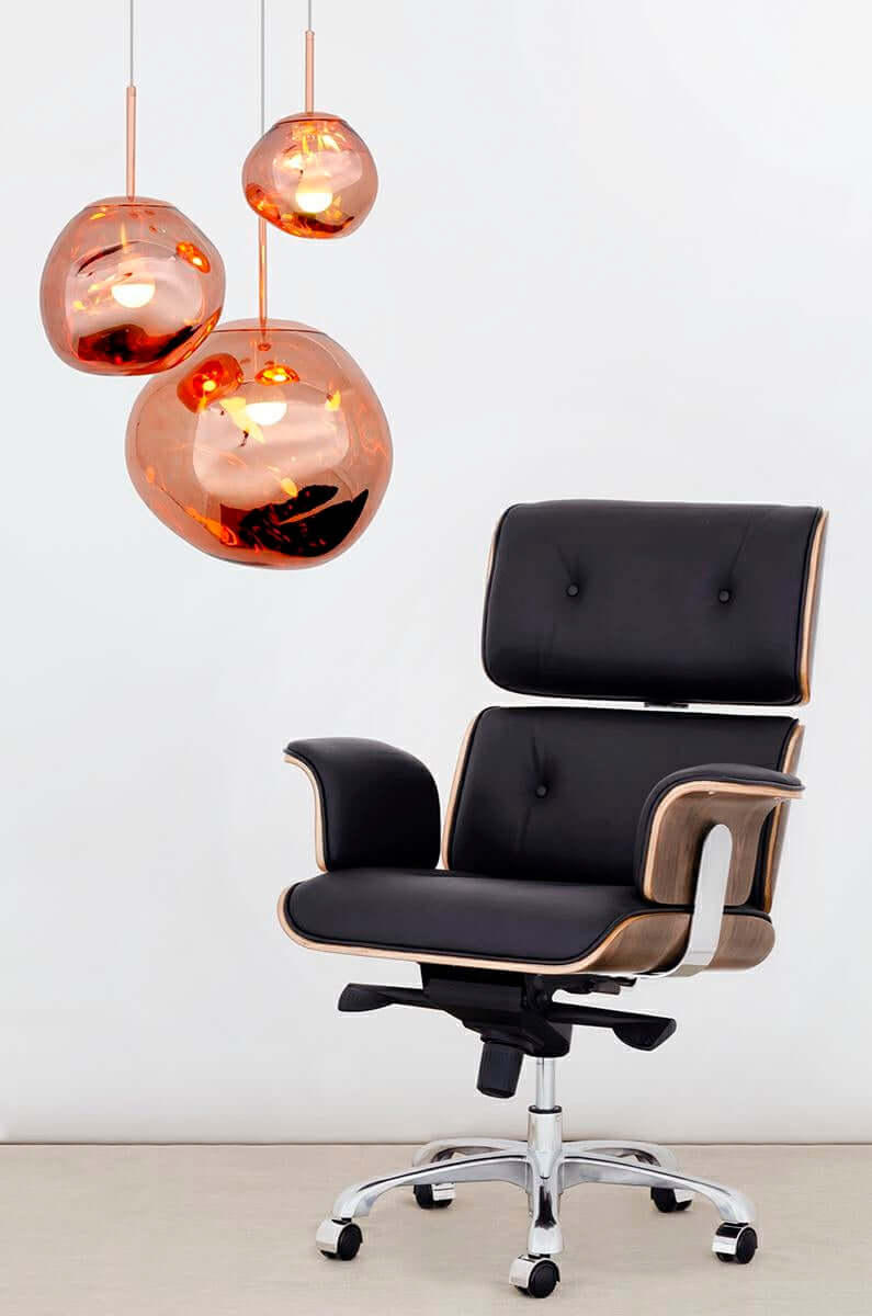 Závesná lampa Fusion 30 medená - akrylová