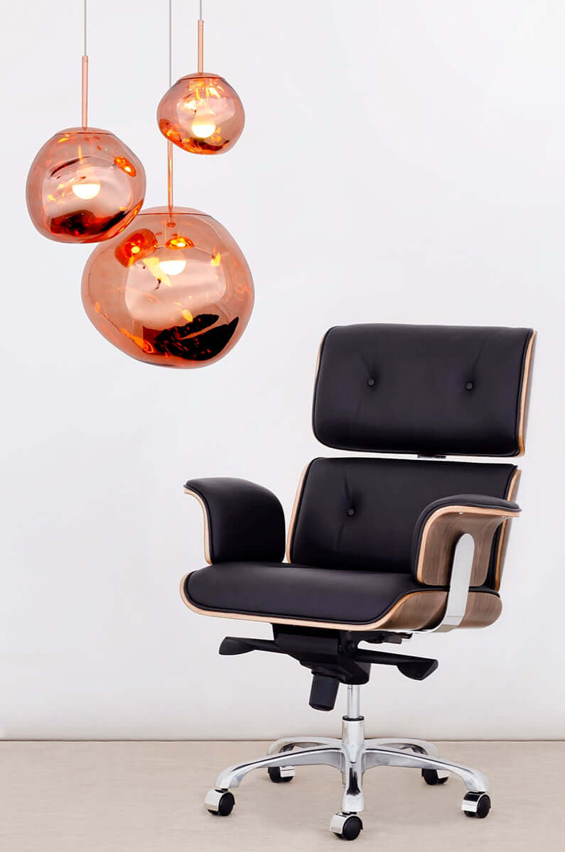 Závesná lampa Fusion 40 medená - akrylová