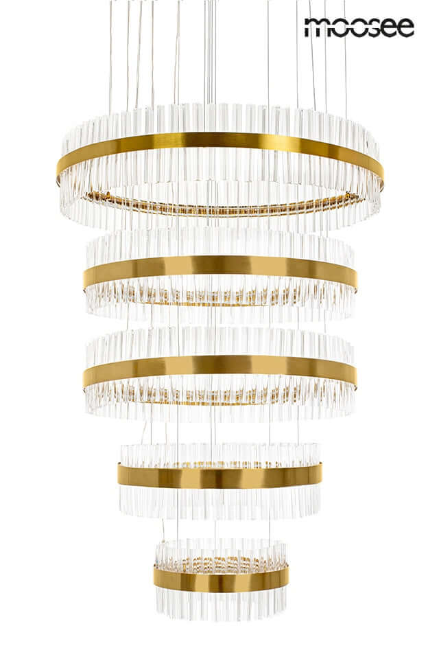 Závesná lampa Ghia 5 zlatá