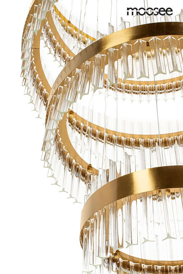 Závesná lampa Ghia 5 zlatá