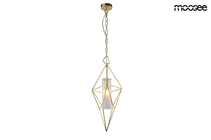 Závesná lampa Havana M – zlatá