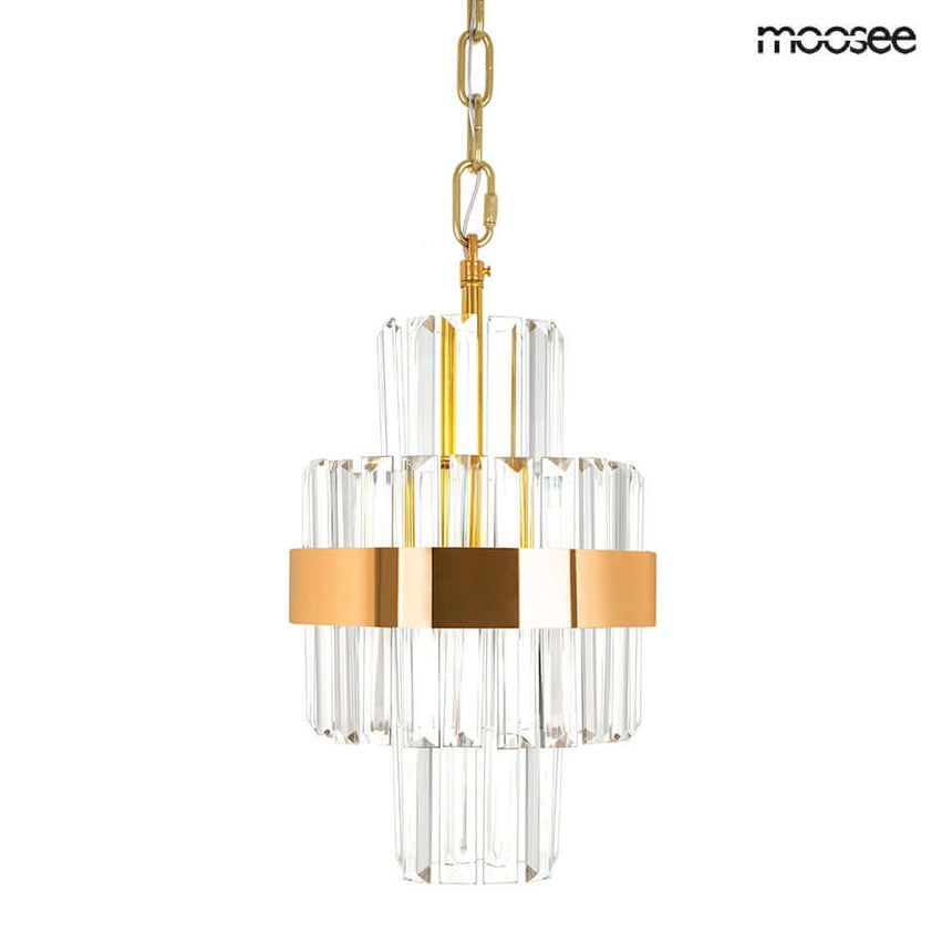 Závesná lampa Impero zlatá