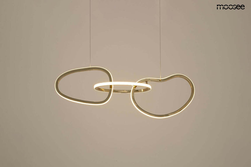 Závesná lampa Jazz 3 zlatá