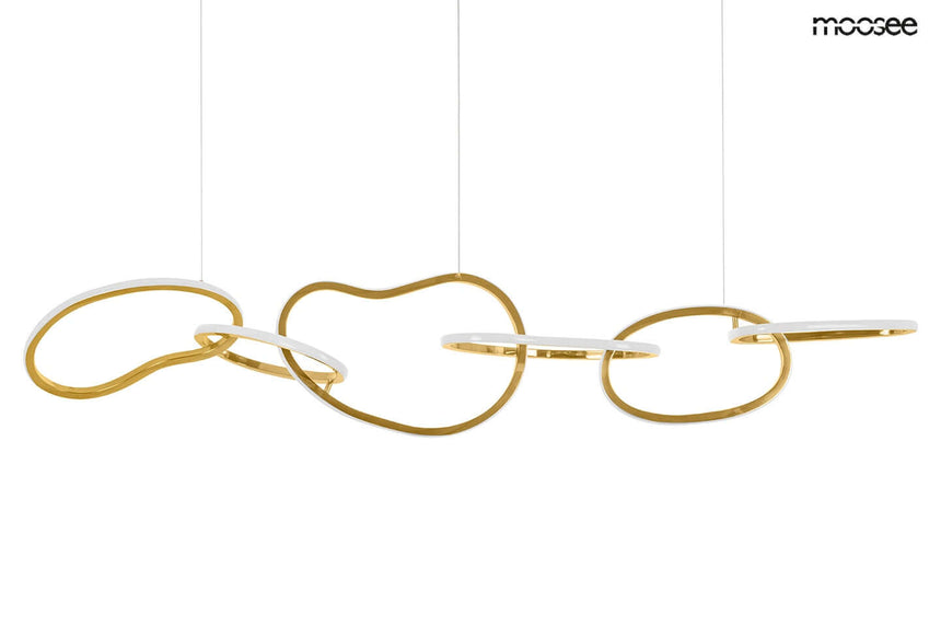 Závesná lampa Jazz 6 zlatá