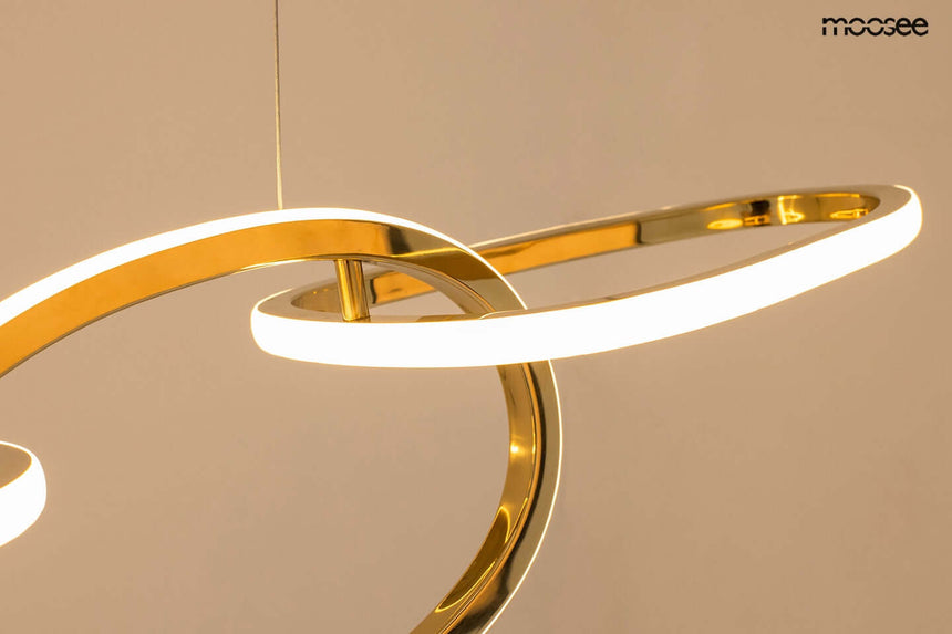 Závesná lampa Jazz 6 zlatá